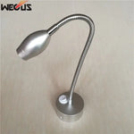 lampe murale moderne led 3w argentée lampe chevet minimaliste col cygne fixée mur