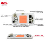 éclairage culture hydroponique LED COB 20 30 50W spectre complet modernes chips LED connecteur