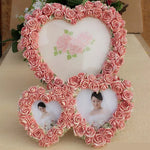 cadre photo résine rose clair relief romantique support mural erotique decoration chambre erotique erotique
