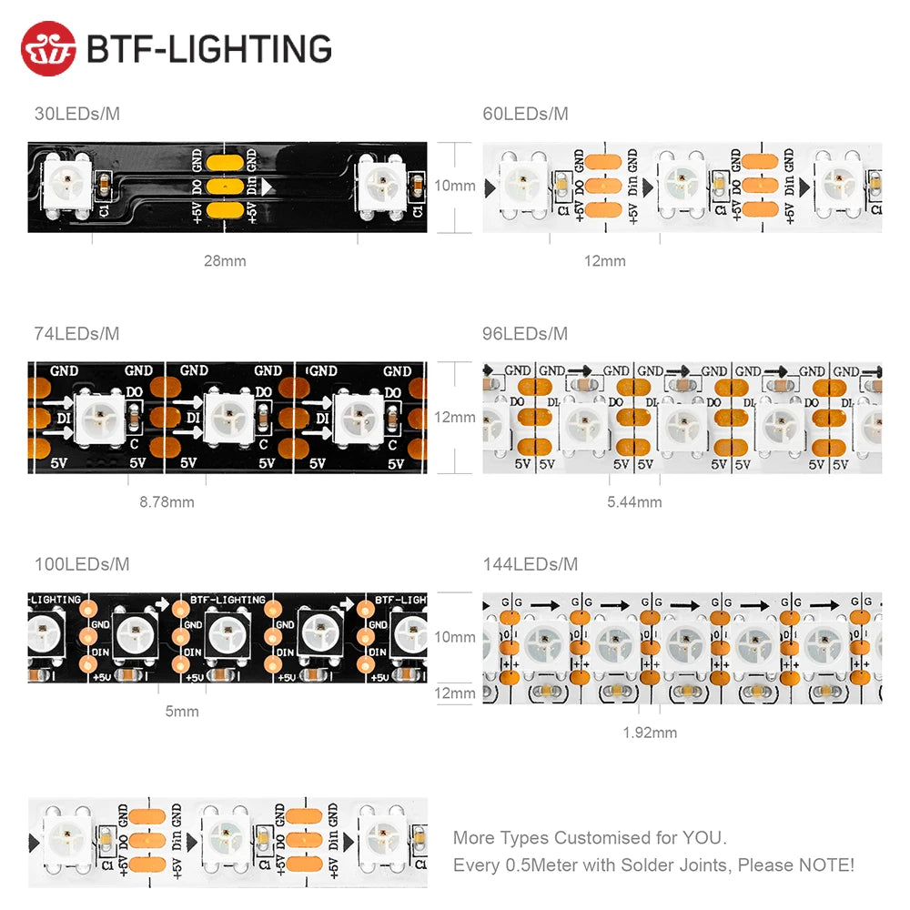 Bande LED RGB adressable installée dans un salon moderne