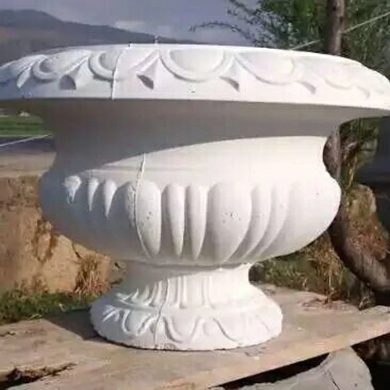 pots fleurs urne classique ornements sculptés jardin extérieur décoration plantes vertes durable abs plastic