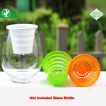 pots fleurs modernes perforés jaune vert orange blanc noir 10cm 12cm 16cm 20cm