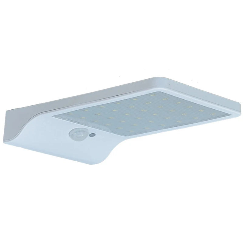 Applique solaire éclairant un jardin la nuit