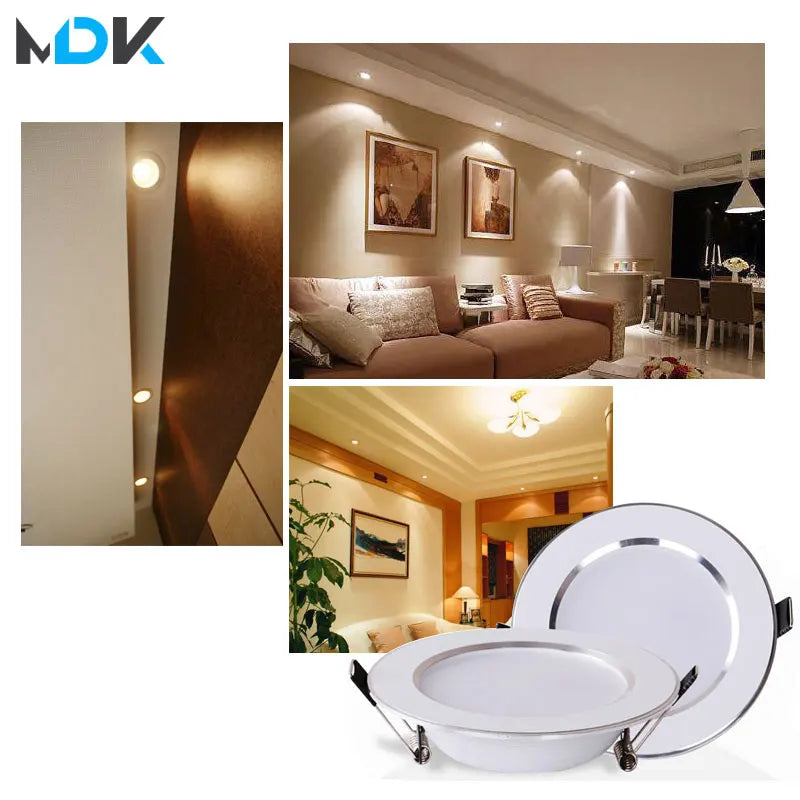 Spot LED 12W 15W 18W 5W 7W 9W Blanc Chaud Froid IP65 Moderne Clips