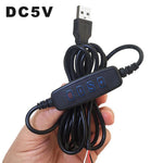 interrupteur usb blanc noir boutons on off dimmable câble usb 5v moderne variateur led