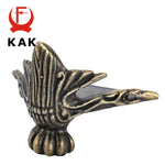 supports d'angle bronze décor floral classique vieilli meubles fixations 30x40mm