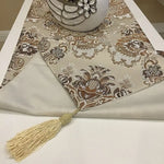 nappe table motif floral brodé chinois élégante coton durable decoration intérieure fêtes universelle