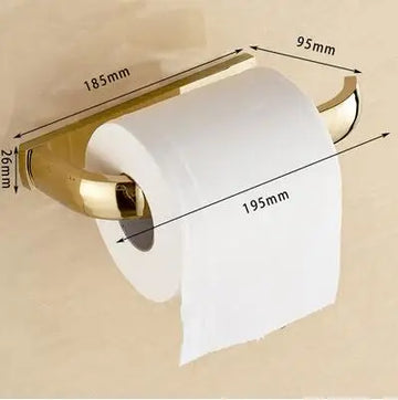 accessoires salle bain doré moderne porte serviettes porte savon porte gobelet