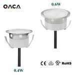 spots led blancs ip67 acier inoxydable facile lumière froide chaudeextérieur moderne