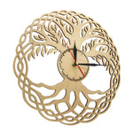 Horloge murale silencieuse quartz bois