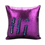 coussin moderne paillettes rose doré violet bleu noir blanc adultes lit siège