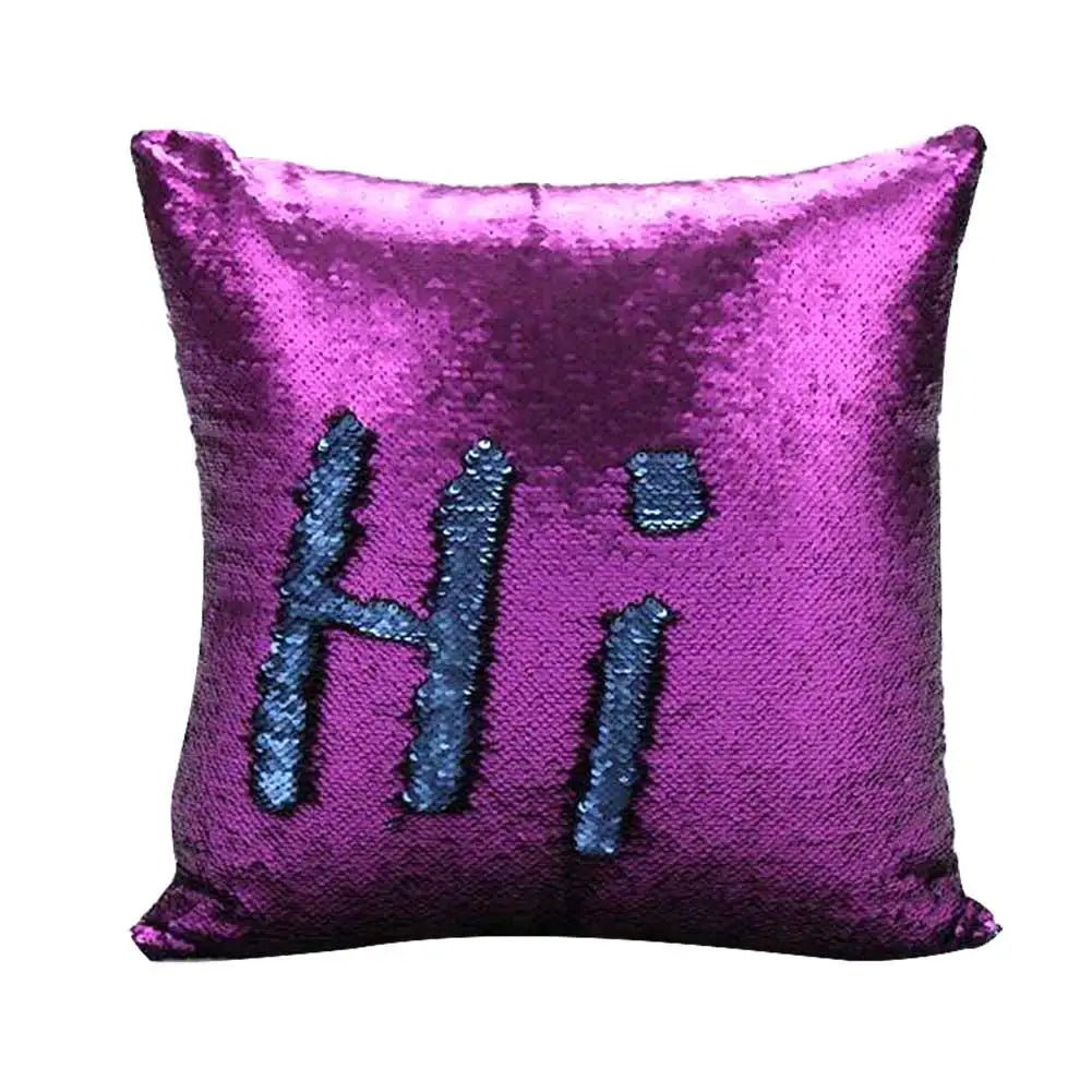 coussin moderne paillettes rose doré violet bleu noir blanc adultes lit siège