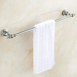 accessoires salle bain chrome classique porte serviettes anneau rangement toilette papier móc manteau support