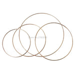 anneau métal or minimaliste cercle lisse moderne artisanal DIY accessoire ornement intérieur