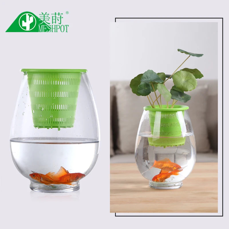 pots fleurs modernes perforés jaune vert orange blanc noir 10cm 12cm 16cm 20cm