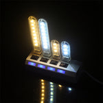 lampe led rechargeable 10 leds blanc moderne flexo usb portable camping