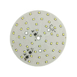 plaque led rectangulaire blanc mat diodes smd 48 18w 6000k moderne 120mm