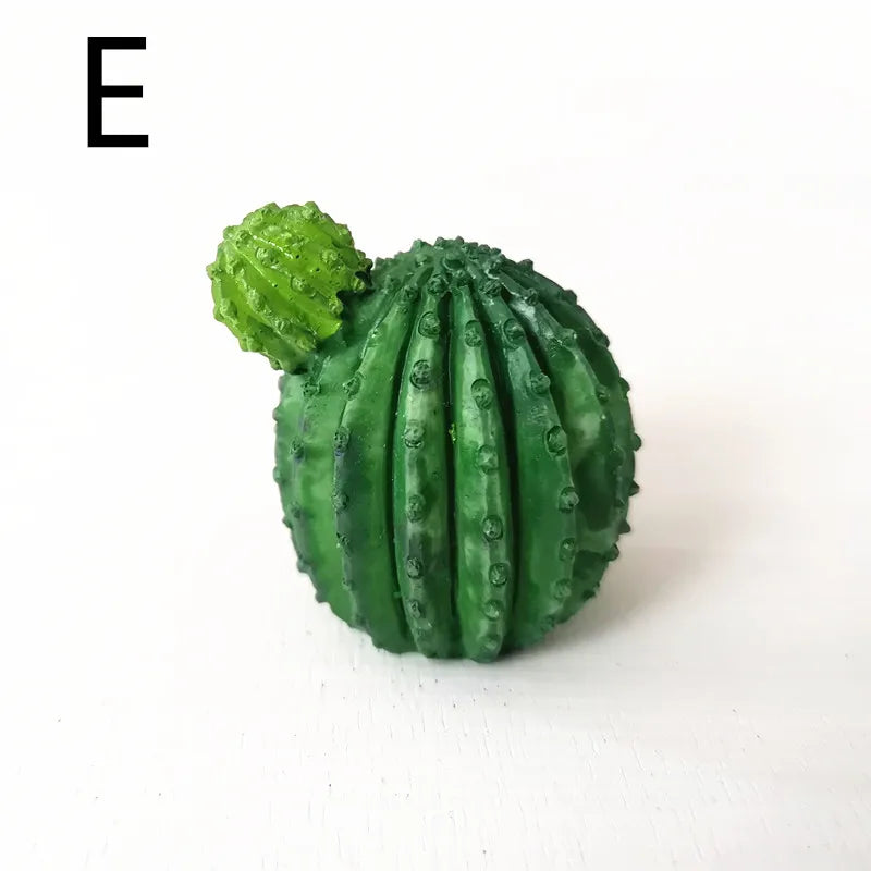 miniatures artificielles cactus plantes succulentes deco jardin bricolage ornement pot gravier blanc réaliste