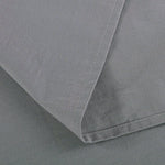 drap housse coton gris argent antimicrobien conducteur lit adulte simple moderne minimaliste