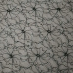 tissu dentelle noir fleurs polyester 150cm classique bricolage robe jupes blouses