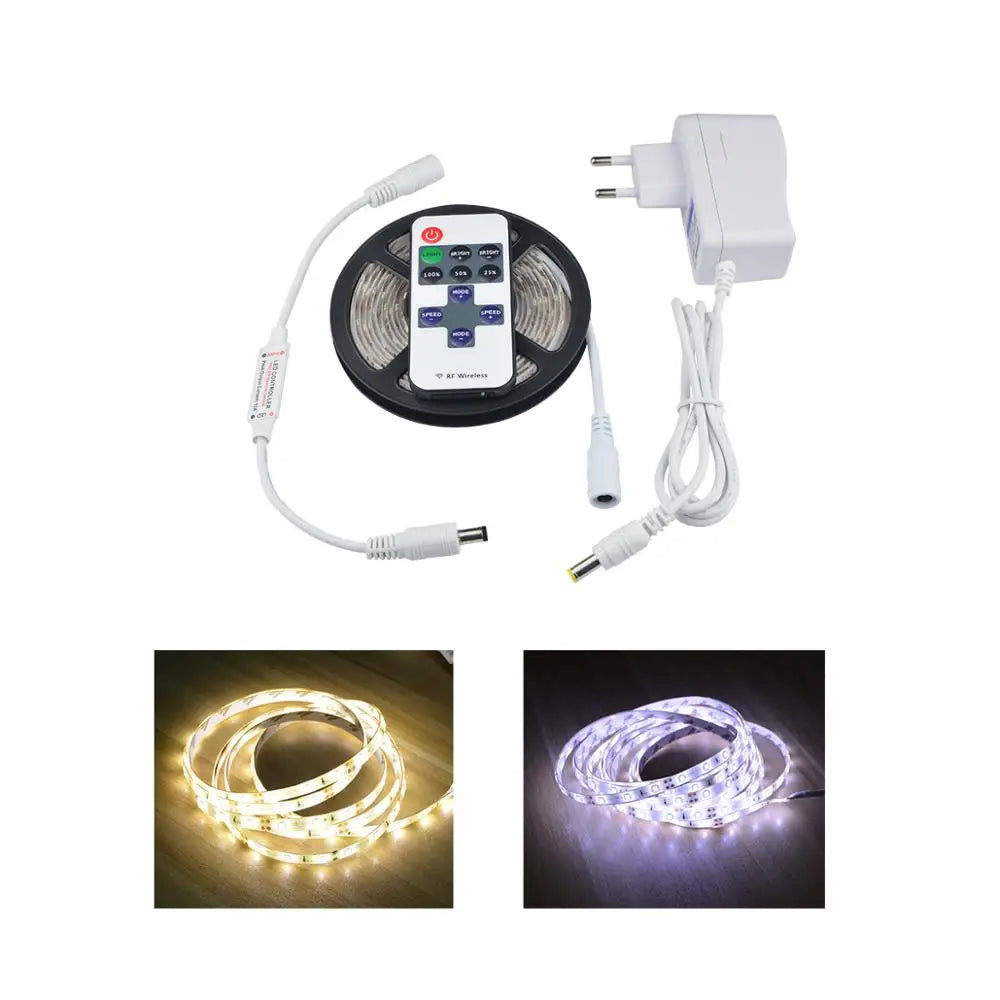 ruban led adhésif blanc chaud moderne télécommande 1m 2m 3m 4m 5m