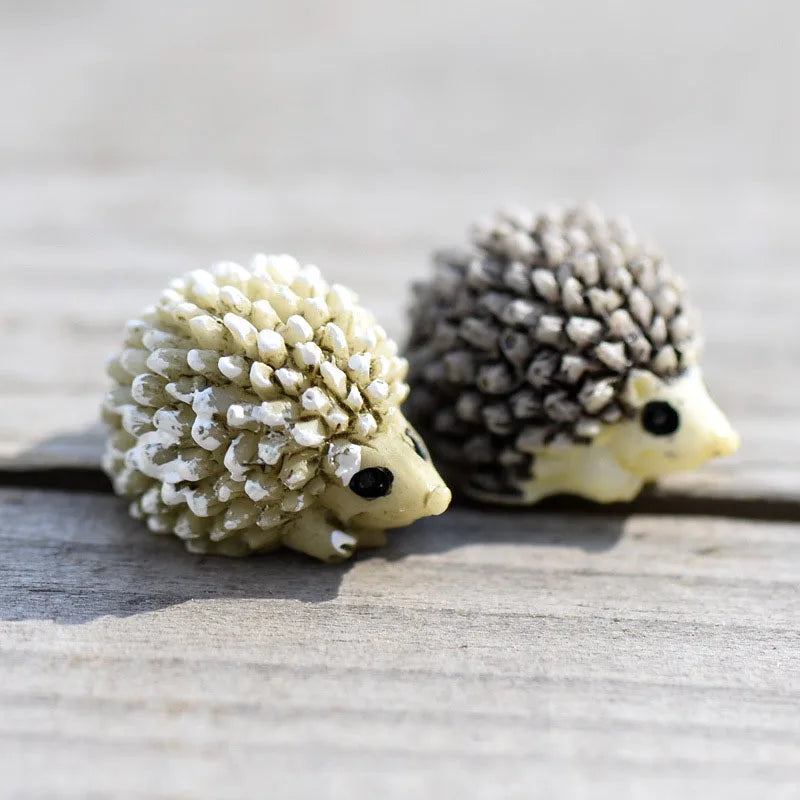 figurines porc epsic miniature résine blanche grise noire yeux noirs animaux deco jardin artificielsextérieur