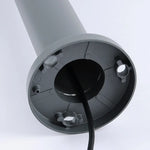 lumière solaire moderne éclairage extérieur antipoussière ip65 résistante l'eau noir mat câble