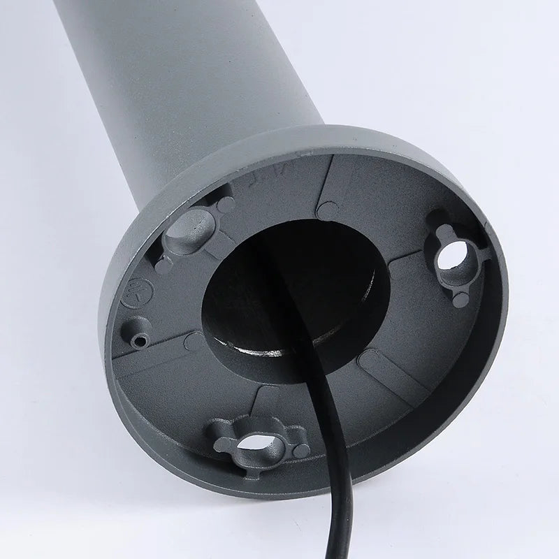 lumière solaire moderne éclairage extérieur antipoussière ip65 résistante l'eau noir mat câble