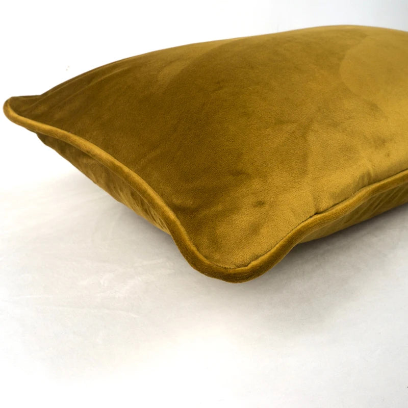 housse coussin velours or moderne décoration lit canapé 30x50 45x45 50x50 60x60