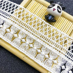 ruban dentelle géométrique blanc mariage couture applique tête lingerie decoration 3.5cm 4.5cm 5cm écologique