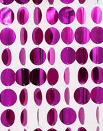 rideau pvc fleur argent violet or moderne décoration intérieur maison
