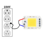 ampoule led cob 50w 2000 lumens blanc jaune moderne certification cqc rohs cem 120
