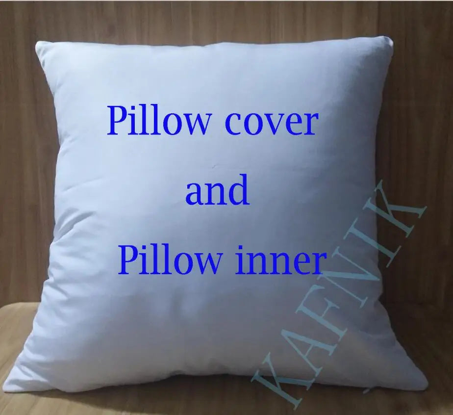 coussin carré moderne blanc simple 45x45cm satiné coton lavable invisible