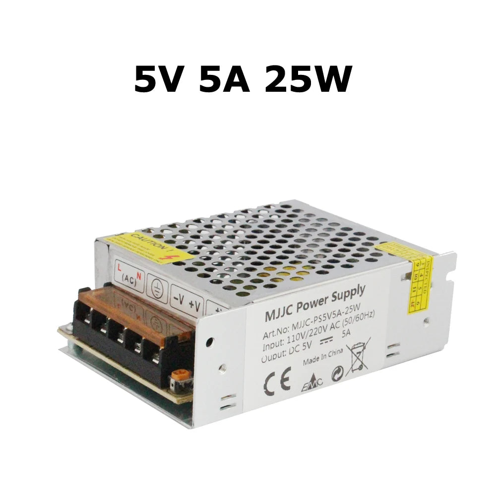 alimentation électrique 5v 10a 20a 30a 40a 50w 100w 150w 200w 300w 350w perforée