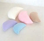 coussins doux velours bébé oreiller photo accessoire pose classique blanc rose beige violet