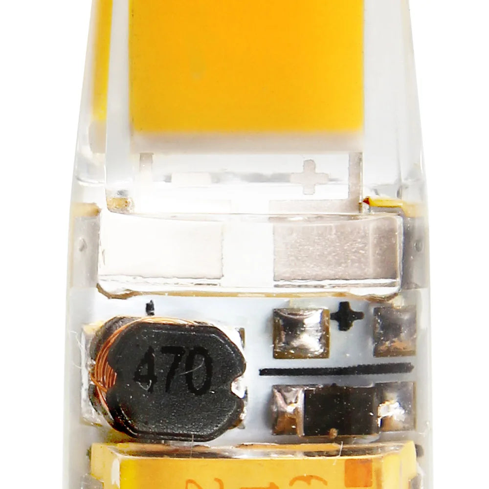 ampoule led 3w 12v 220v g4 360 angle blanc chaud 2700k moderne compact transparent