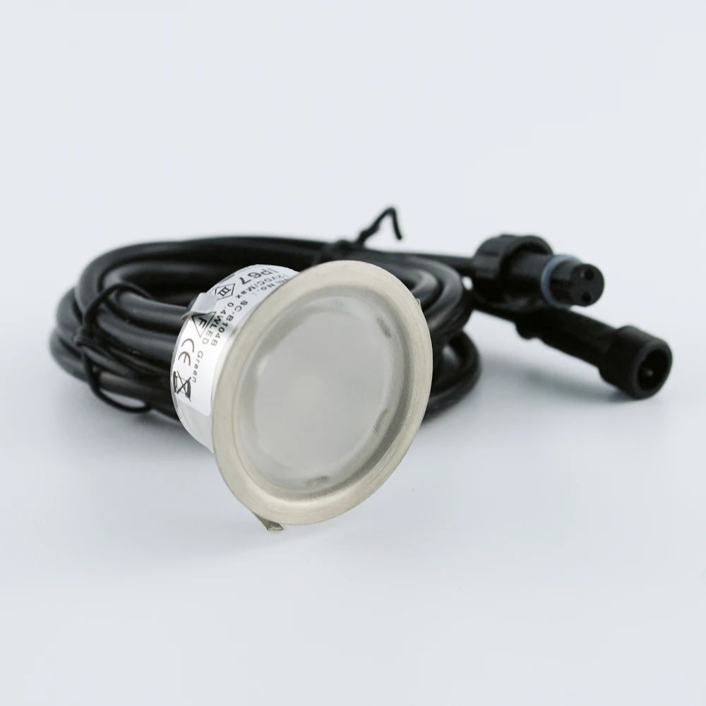 spots led blancs ip67 acier inoxydable facile lumière froide chaudeextérieur moderne