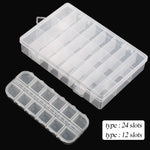 boîtes rangement bijoux transparentes modernes 24 compartiments clips pratiques écologiques