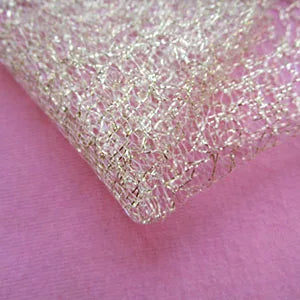 tulle filigrane doré blanc rose décoratif transparent 150cm large printemps été automne hiver