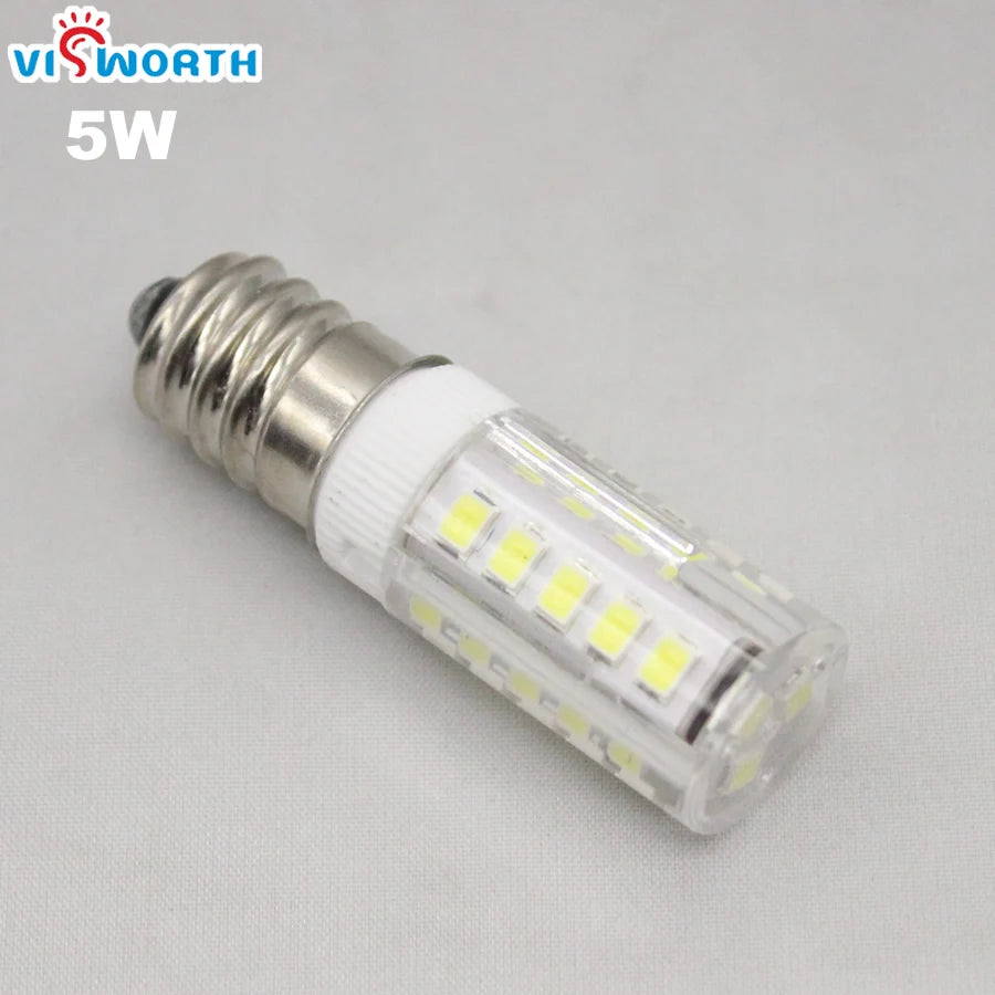 ampoule led annulaire blanc froide 5500k 50000h é14 moderne sans grille étincelles