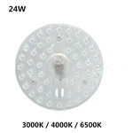 plafonnier led blanc moderne 12w 18w 24w diodes vis fixation
