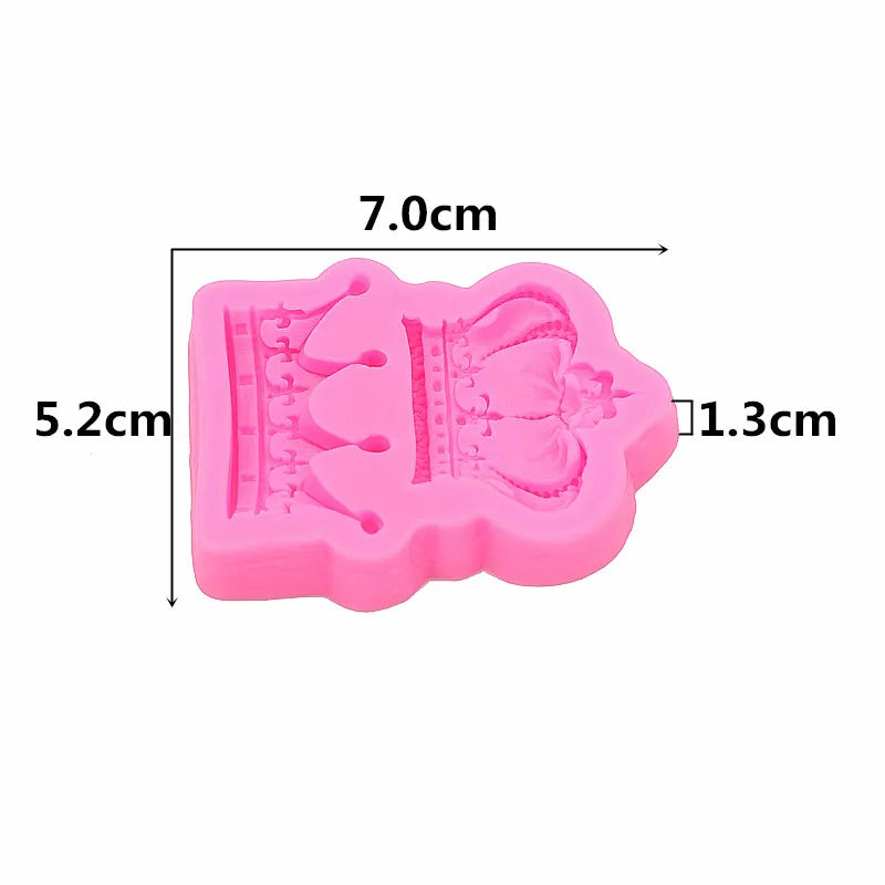 moule silicone fondant couronnes stylisées moderne pâte sucre chocolat decoration rose qualite environnement