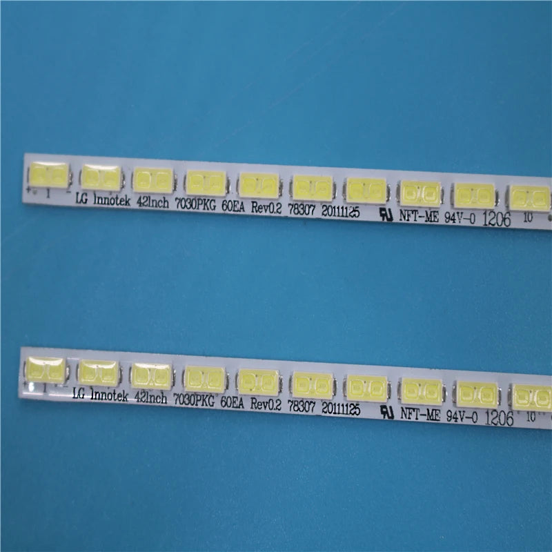 ruban led blanc 525mm moderne 60leds connecteur 8broches éclairage intérieur qualité industrielle