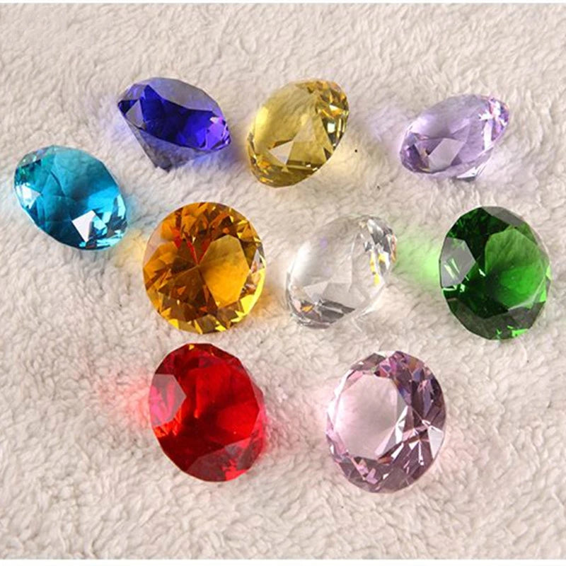 Presse-papier diamant cristal K9 - Couleur rouge