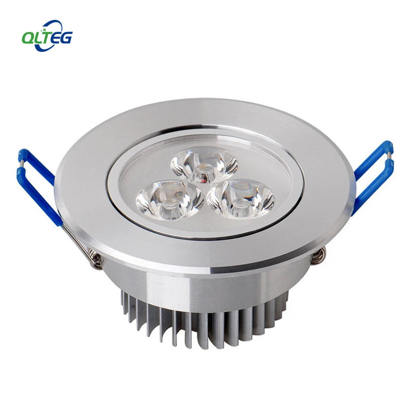 Spot LED argenté moderne connecteur électrique éclairage domestique AC85 265V