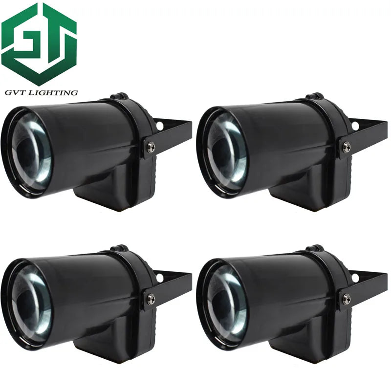 projecteurs scène led 5w noir modernes effet dj vis 220v cee flux lumineux 2492000