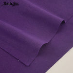 tissu coton lin violet uni durable respectueux environnement decoration maison sac nappe coussin