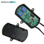 module détecteur mouvement câble noir circuit imprimé électronique coque noire capteur optique infrarouge led