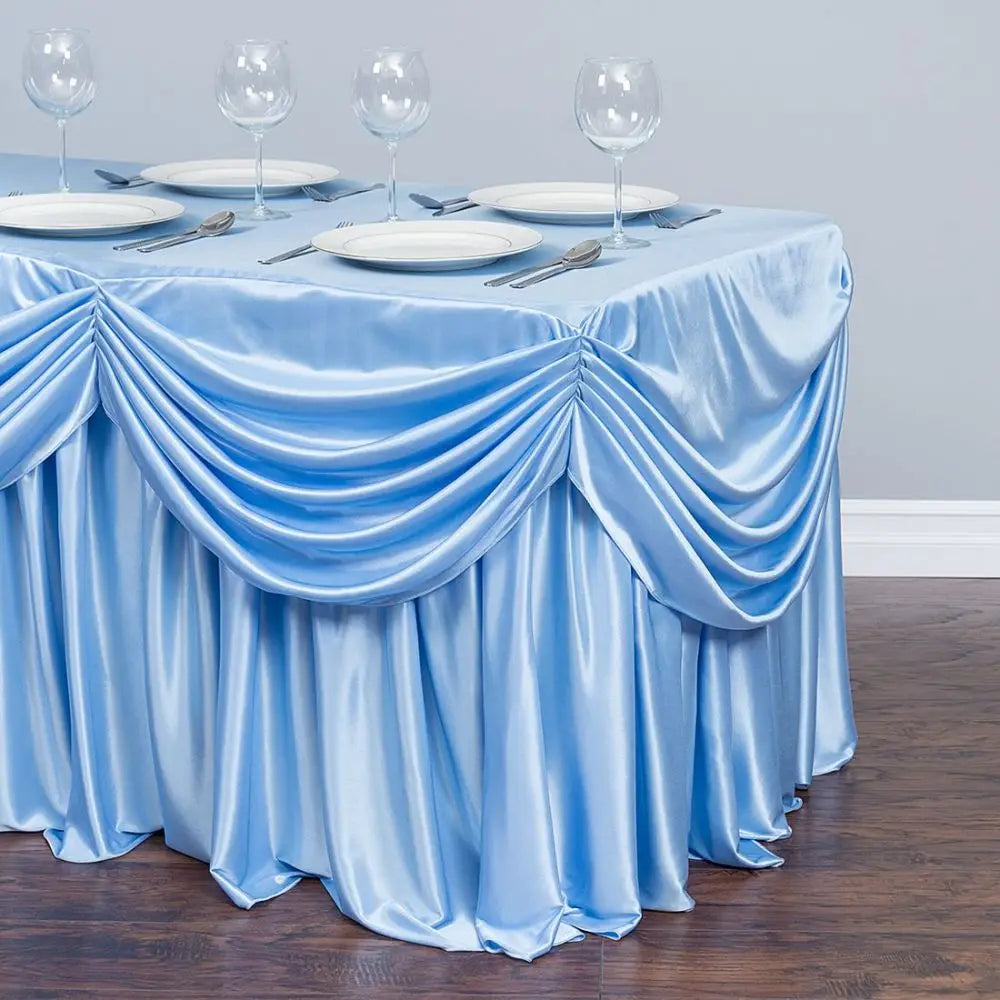 nappe table violet uni mariage fête banquet classique maison