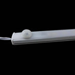 barre lumineuse led détecteur mouvement 12v 50cm moderne câble électrique 2m argenté blanc